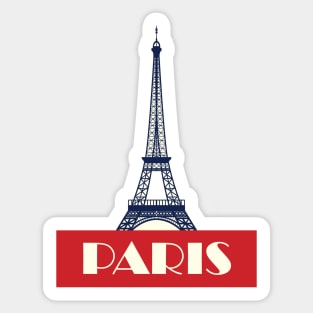 PARIS FRANCE The Eiffel Tower Sticker